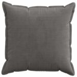 vidaXL Poťah na podložku 2 ks HOUTEN Tmavosivá 55 x 55 cm manšestr – Obrázok 2