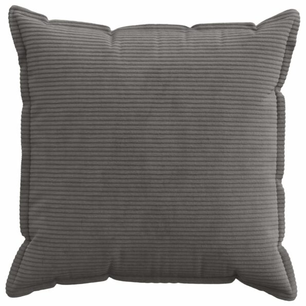 vidaXL Poťah na podložku 2 ks HOUTEN Tmavosivá 55 x 55 cm manšestr – Obrázok 2
