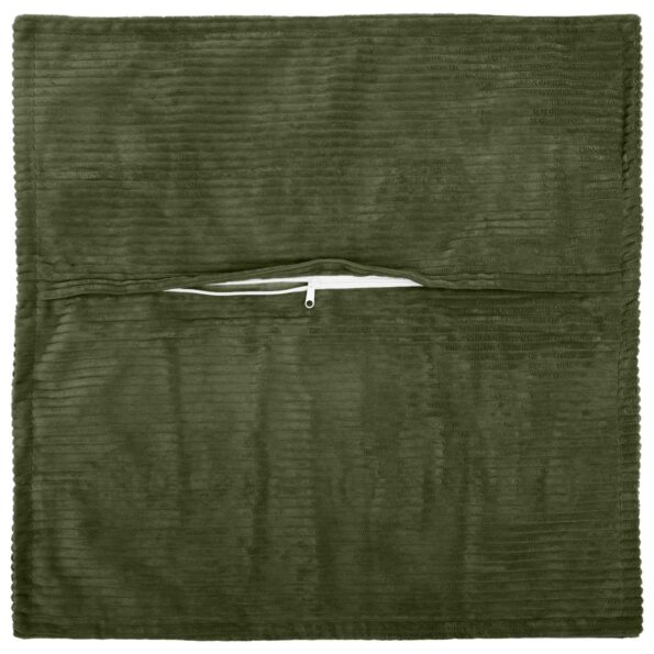 vidaXL Poťah na podložku 2 ks HOUTEN Zelená 55 x 55 cm manšestr – Obrázok 3
