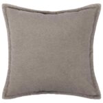 vidaXL Poťah na podložku 2 pcs HOUTEN Svetlosivá 55 x 55 cm Bouclé – Obrázok 2