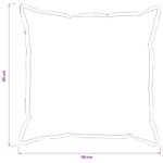 vidaXL Poťah na podložku 2 pcs HOUTEN Svetlosivá 55 x 55 cm Bouclé – Obrázok 8