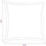 vidaXL Poťah na podložku 6 ks HOUTEN Svetlomodrá 55 x 55 cm – Obrázok 9