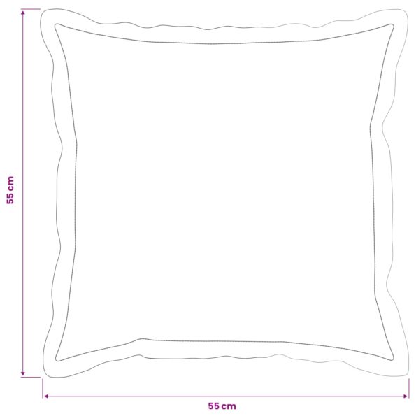 vidaXL Poťah na podložku 6 ks HOUTEN Svetlomodrá 55 x 55 cm – Obrázok 9
