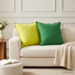 vidaXL Poťah na podložku 6 ks HOUTEN Zelená 55 x 55 cm Polyester