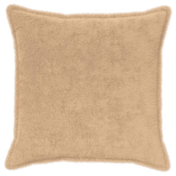 vidaXL Poťah na podložku 6 ks HOUTEN Krémová 55 x 55 cm Umelá králičia – Obrázok 3