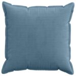 vidaXL Poťah na podložku 2 ks HOUTEN Modrá 60 x 60 cm manšestr – Obrázok 2