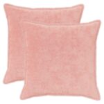 vidaXL Poťah na podložku 2 ks HOUTEN Ružová 60 x 60 cm Umelá králičia – Obrázok 2