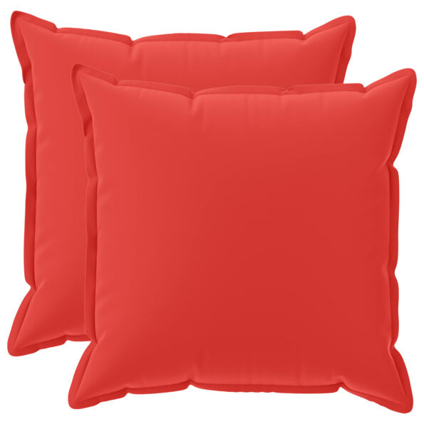 vidaXL Poťah na podložku 2 ks HOUTEN Červená 65 x 65 cm Polyester – Obrázok 2