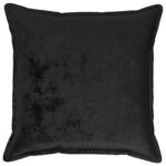 vidaXL Poťah na podložku 6 pcs HOUTEN Čierna 65 x 65 cm Flanel – Obrázok 2