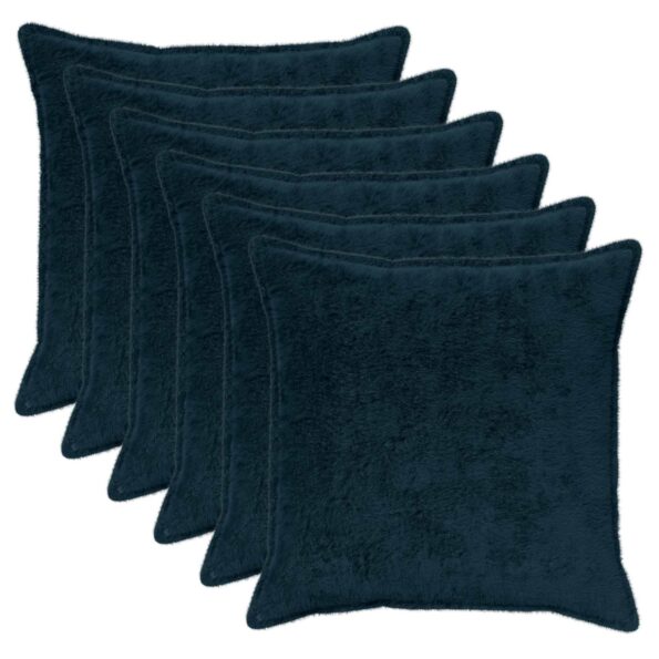 vidaXL Poťah na podložku 6 ks HOUTEN Námornícka modrá 65 x 65 cm – Obrázok 2