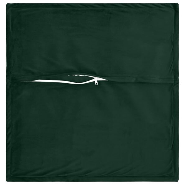vidaXL Poťah na podložku 2 pcs HOUTEN Tmavozelená 70 x 70 cm Zamat – Obrázok 4