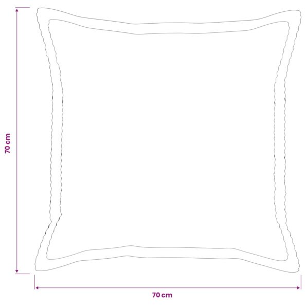 vidaXL Poťah na podložku 2 ks HOUTEN Antracitová 70 x 70 cm manšestr – Obrázok 8