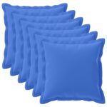 vidaXL Poťah na podložku 6 ks HOUTEN Královská modrá 70 x 70 cm – Obrázok 2