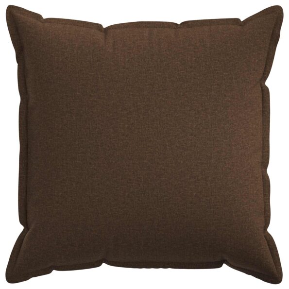 vidaXL Poťah na podložku 6 pcs HOUTEN Hnedá 80 x 80 cm Falošný ľan – Obrázok 2