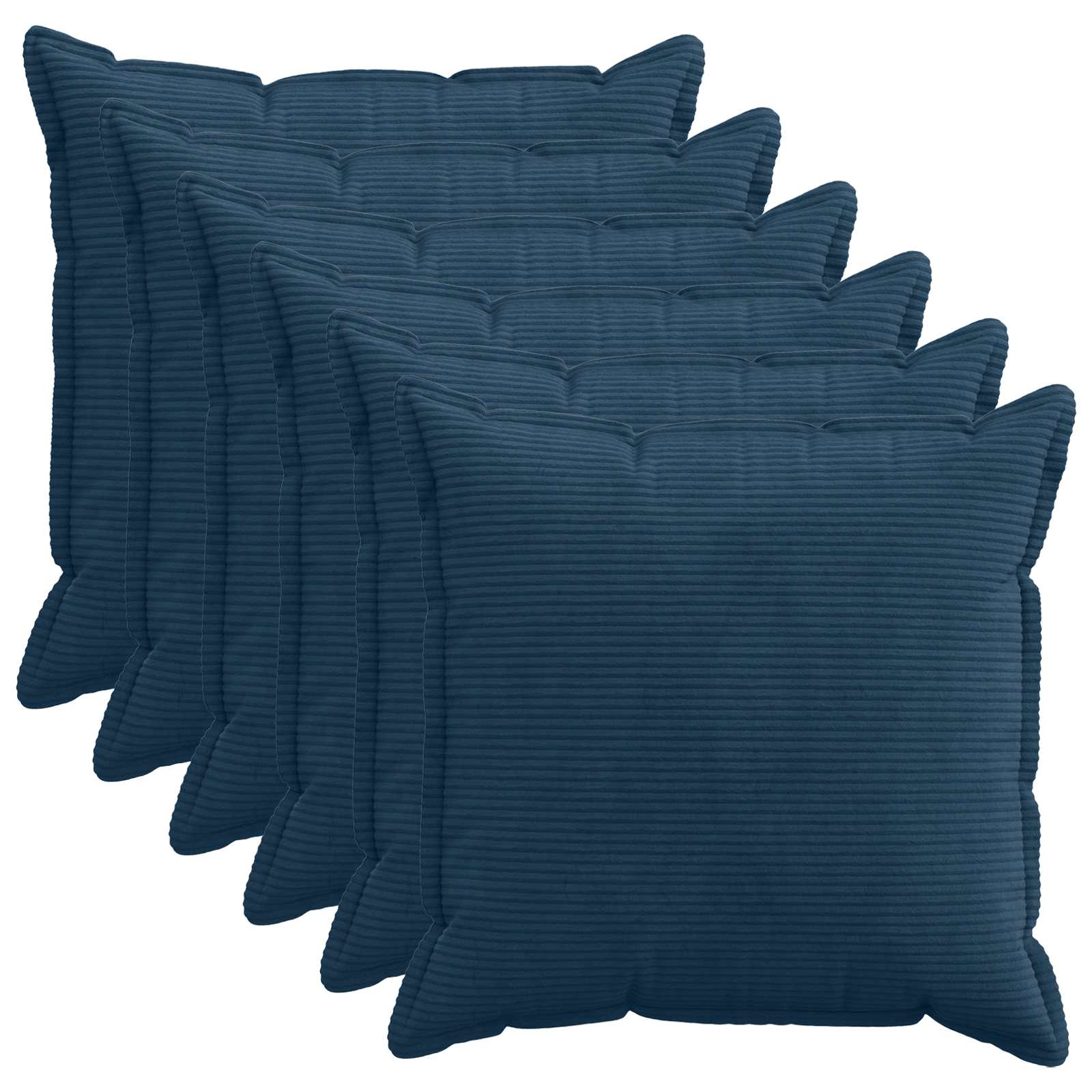921656_1.jpg vidaXL Poťah na podložku 6 ks HOUTEN Námornícka modrá 80 x 80 cm – Obrázok 1
