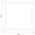 vidaXL Poťah na podložku 6 ks HOUTEN Námornícka modrá 80 x 80 cm – Obrázok 9