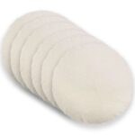 vidaXL Poťah na podložku 6 pcs HEERLEN Krémová Ø 40 cm Bouclé