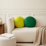 vidaXL Poťah na podložku 6 pcs HEERLEN Žiarivá zelená Ø 40 cm – Obrázok 3