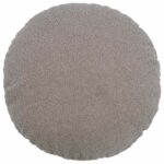 vidaXL Poťah na podložku 6 pcs HEERLEN Svetlosivá Ø 50 cm Bouclé – Obrázok 2