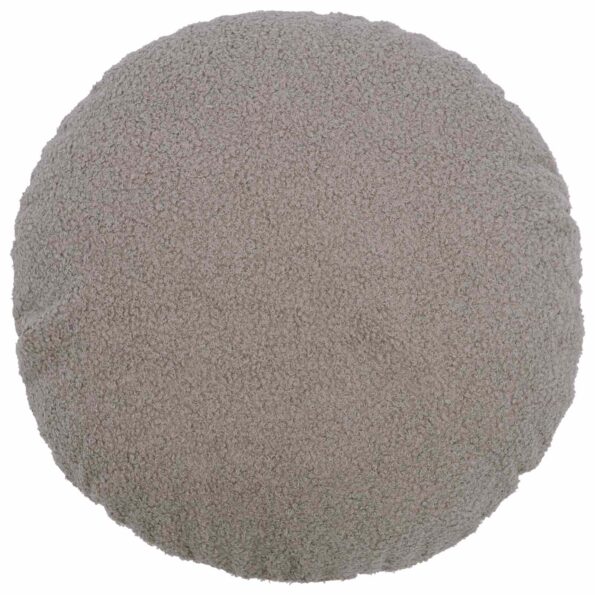 vidaXL Poťah na podložku 6 pcs HEERLEN Svetlosivá Ø 50 cm Bouclé – Obrázok 2