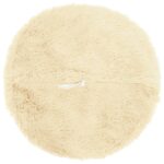 vidaXL Poťah na podložku 6 pcs HEERLEN Krémová Ø 50 cm PV fleece – Obrázok 4