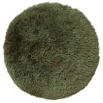 vidaXL Poťah na podložku 6 pcs HEERLEN Zelená Ø 50 cm PV fleece – Obrázok 3