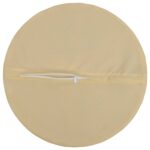 vidaXL Poťah na podložku 2 pcs HEERLEN Béžová Ø 60 cm Polyester – Obrázok 5