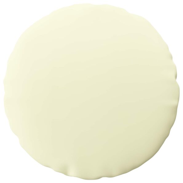 vidaXL Poťah na podložku 6 pcs HEERLEN Krémová Ø 60 cm Polyester – Obrázok 4