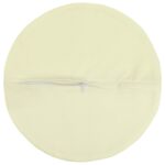 vidaXL Poťah na podložku 6 pcs HEERLEN Krémová Ø 60 cm Polyester – Obrázok 5