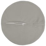 vidaXL Poťah na podložku 2 pcs HEERLEN Sivá Ø 60 cm Polyester – Obrázok 5