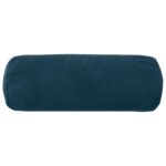 vidaXL Poťah na podložku 2 pcs HEERLEN Modrá Ø 15 x 40 cm Zamat – Obrázok 4