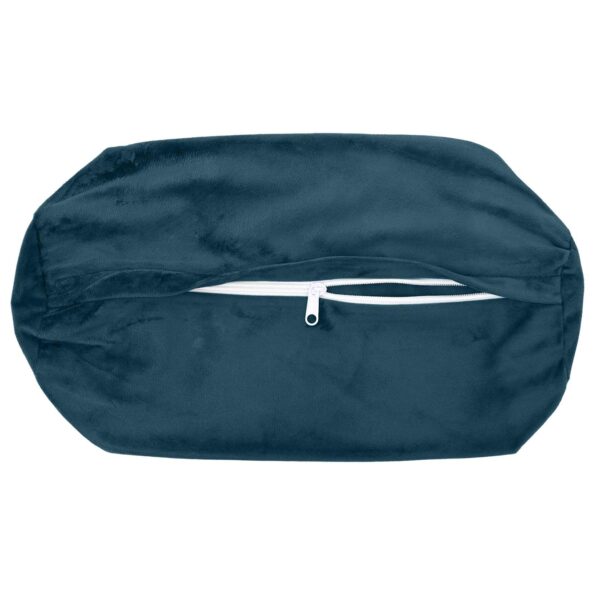 vidaXL Poťah na podložku 2 pcs HEERLEN Modrá Ø 15 x 40 cm Zamat – Obrázok 5