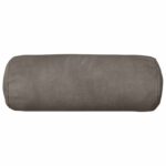 vidaXL Poťah na podložku 2 pcs HEERLEN Svetlosivá Ø 15 x 40 cm Zamat – Obrázok 4