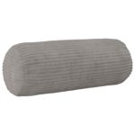 vidaXL Poťah na podložku 6 pcs HEERLEN Svetlosivá Ø 15 x 40 cm – Obrázok 2