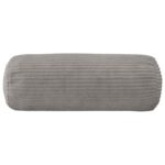 vidaXL Poťah na podložku 6 pcs HEERLEN Svetlosivá Ø 15 x 40 cm – Obrázok 3