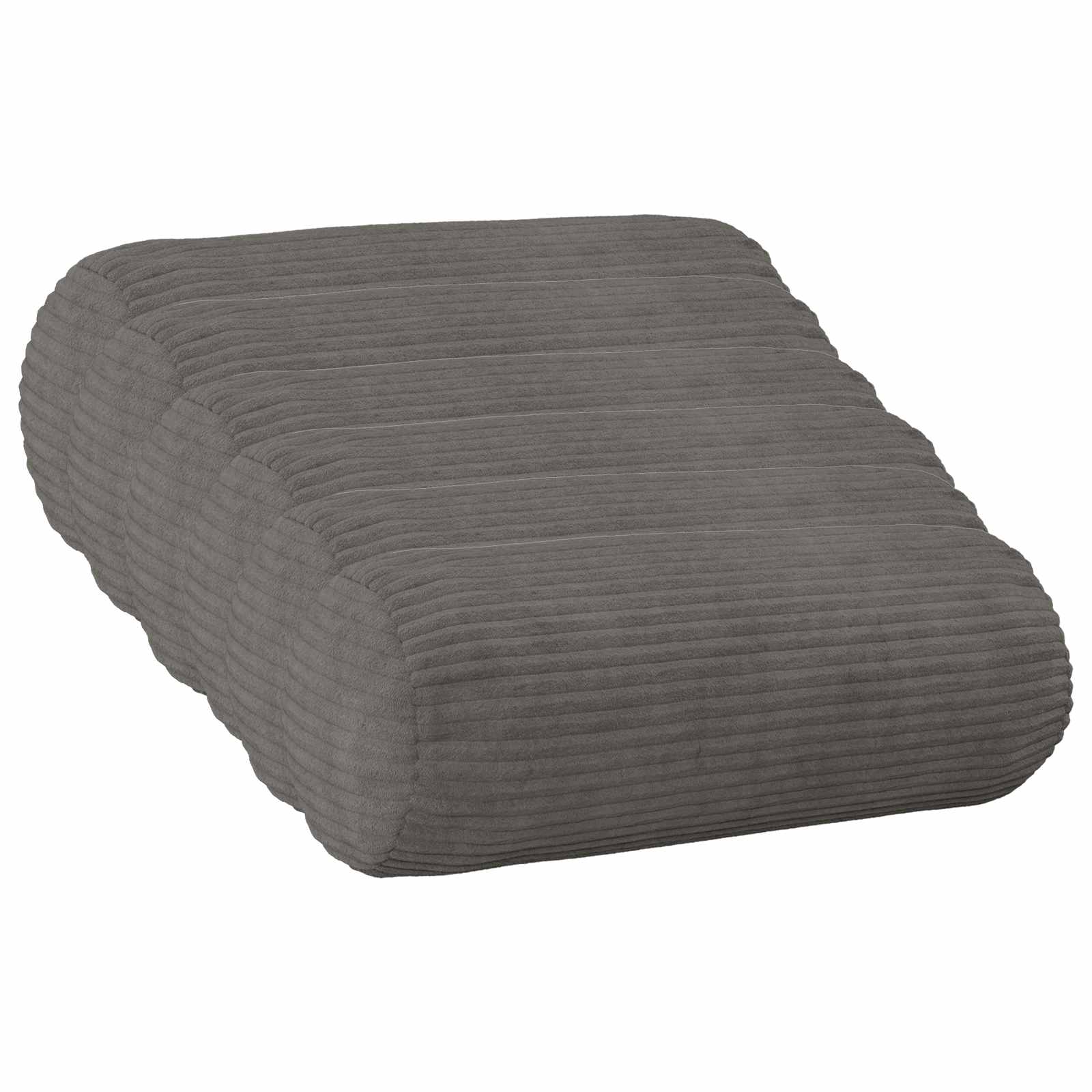 923244_1.jpg vidaXL Poťah na podložku 6 pcs HEERLEN Tmavosivá Ø 15 x 40 cm manšestr – Obrázok 1