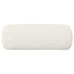 vidaXL Poťah na podložku 2 pcs HEERLEN Krémová Ø 15 x 40 cm manšestr – Obrázok 3