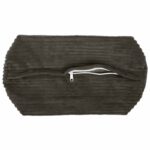 vidaXL Poťah na podložku 2 pcs HEERLEN Antracitová Ø 15 x 40 cm – Obrázok 4