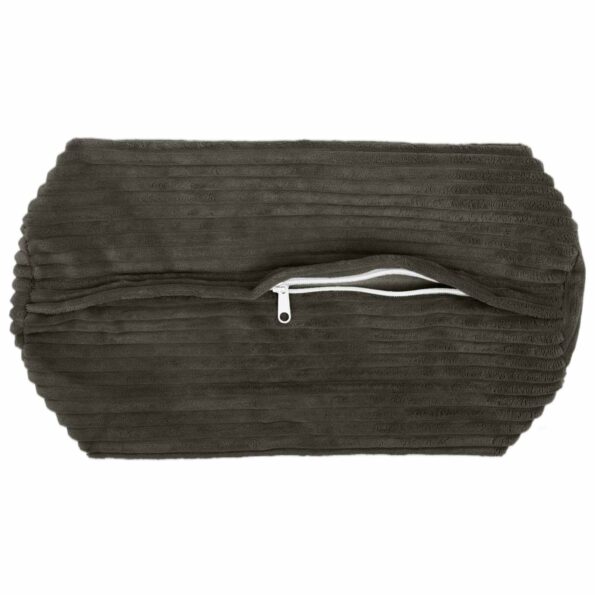 vidaXL Poťah na podložku 2 pcs HEERLEN Antracitová Ø 15 x 40 cm – Obrázok 4