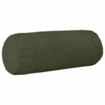vidaXL Poťah na podložku 2 pcs HEERLEN Zelená Ø 15 x 40 cm manšestr – Obrázok 2