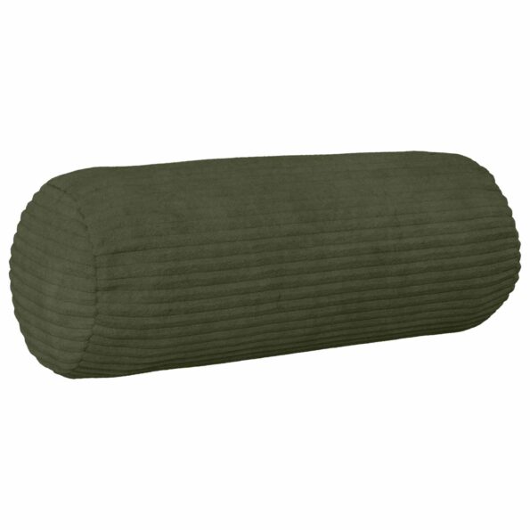 vidaXL Poťah na podložku 2 pcs HEERLEN Zelená Ø 15 x 40 cm manšestr – Obrázok 2
