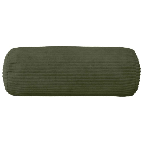 vidaXL Poťah na podložku 2 pcs HEERLEN Zelená Ø 15 x 40 cm manšestr – Obrázok 3