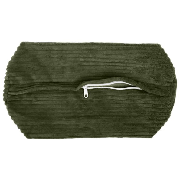 vidaXL Poťah na podložku 2 pcs HEERLEN Zelená Ø 15 x 40 cm manšestr – Obrázok 4