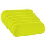 vidaXL Poťah na podložku 6 pcs HEERLEN Žiarivá zelená Ø 15 x 40 cm – Obrázok 2