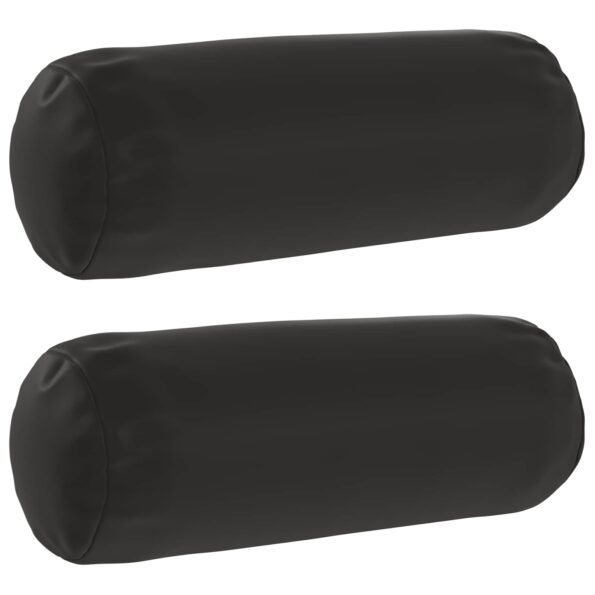 vidaXL Poťah na podložku 2 pcs HEERLEN Čierna Ø 15 x 40 cm Polyester – Obrázok 2