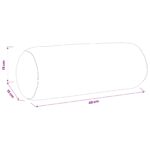 vidaXL Poťah na podložku 6 pcs HEERLEN Královská modrá Ø 15 x 40 cm – Obrázok 12