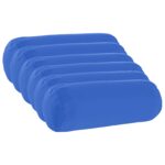 vidaXL Poťah na podložku 6 pcs HEERLEN Královská modrá Ø 15 x 40 cm – Obrázok 2