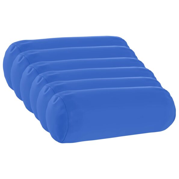 vidaXL Poťah na podložku 6 pcs HEERLEN Královská modrá Ø 15 x 40 cm – Obrázok 2