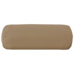 vidaXL Poťah na podložku 6 ks HEERLEN Sivohnedá Ø 15 x 40 cm Polyester – Obrázok 5