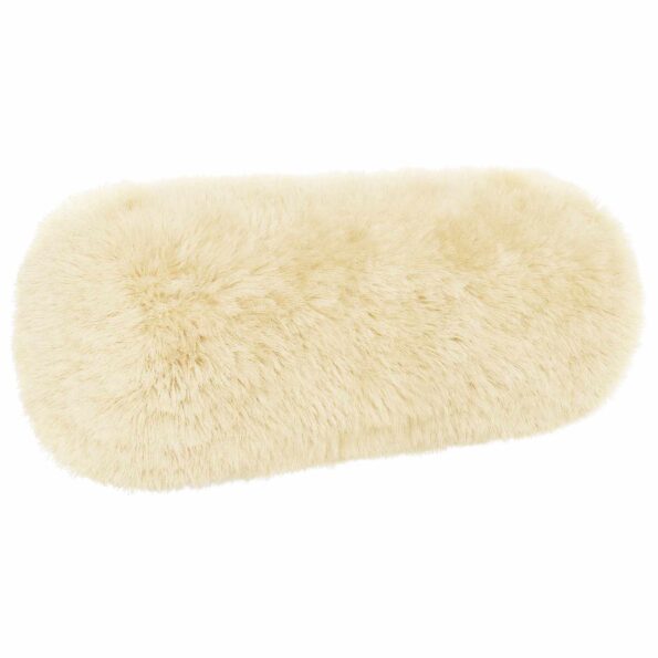 vidaXL Poťah na podložku 2 pcs HEERLEN Krémová Ø 15 x 40 cm PV fleece – Obrázok 3